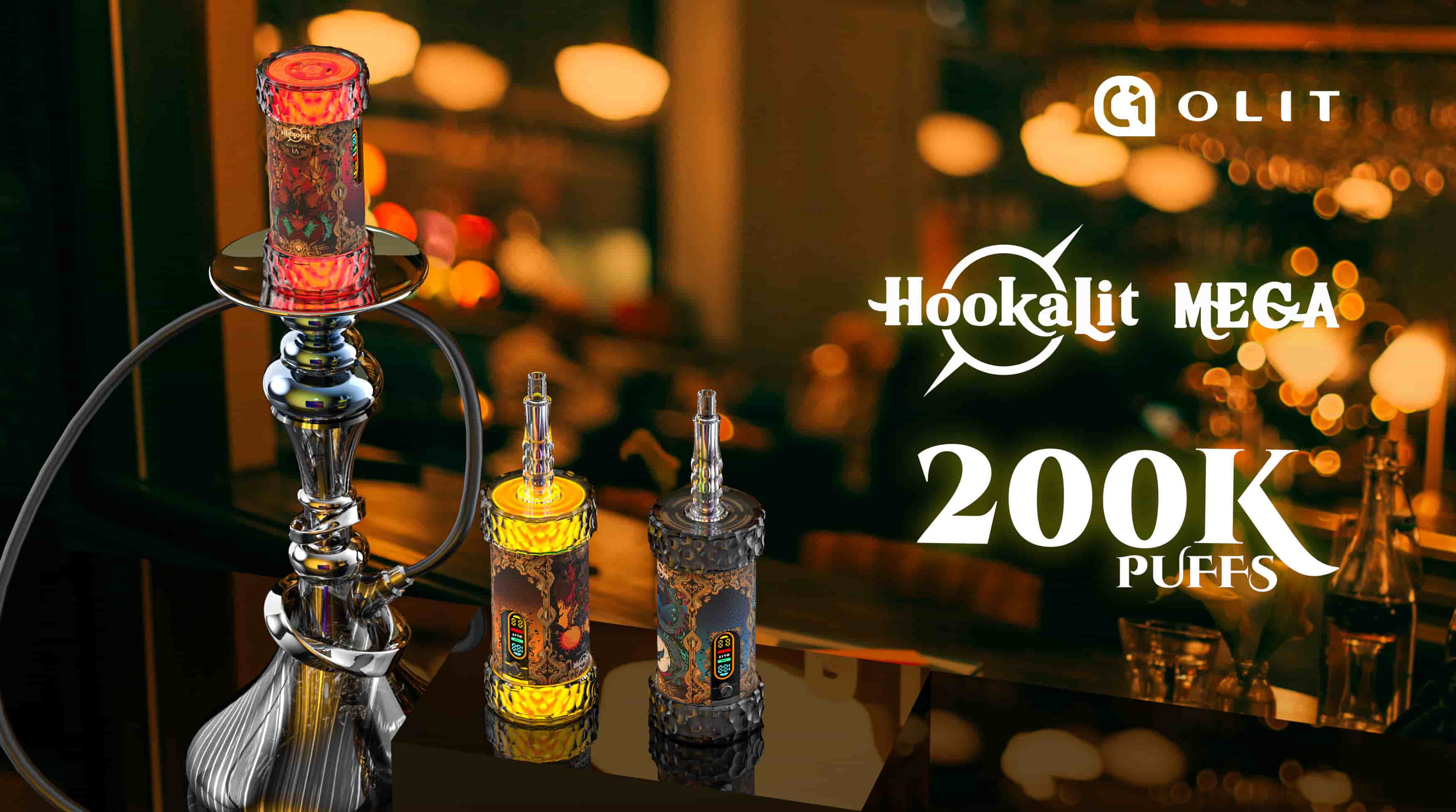 Olit HOOKALIT Mega 200K Puffs Vape