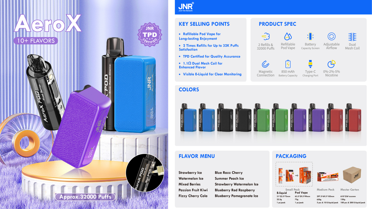 Jnr Areo X 32000 Puff Vape in The Stock Gambling Slot Cherry Lime Electronic Cigarette 