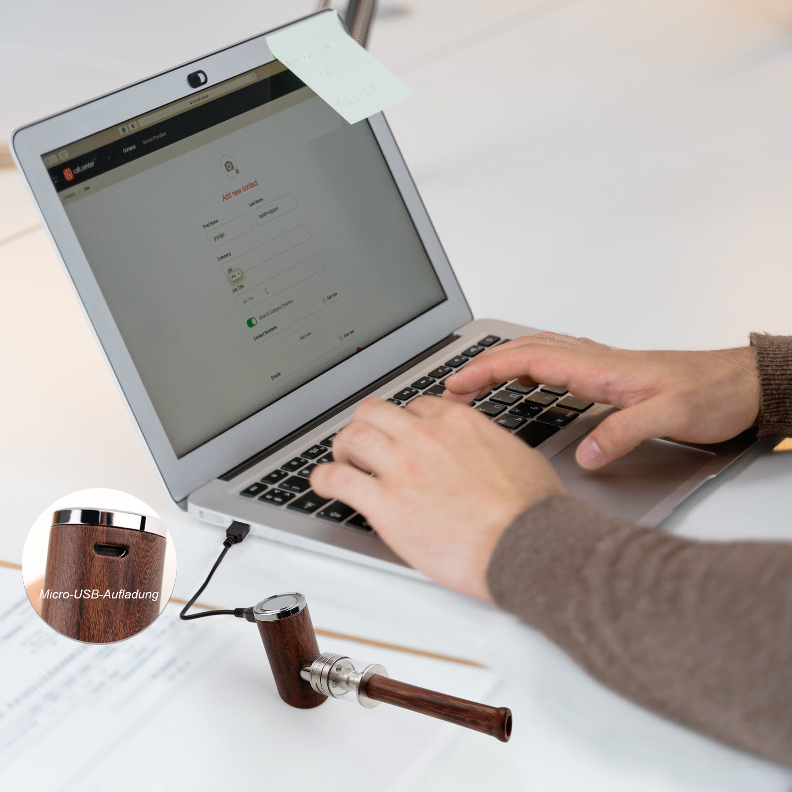 E-Pipe Kamry K1000 Plus Empty Atomizer Refillable USB Rechargeable 1000mAh Battery Anti-Hot Long Drip Tip Vaporizer Starter Kit