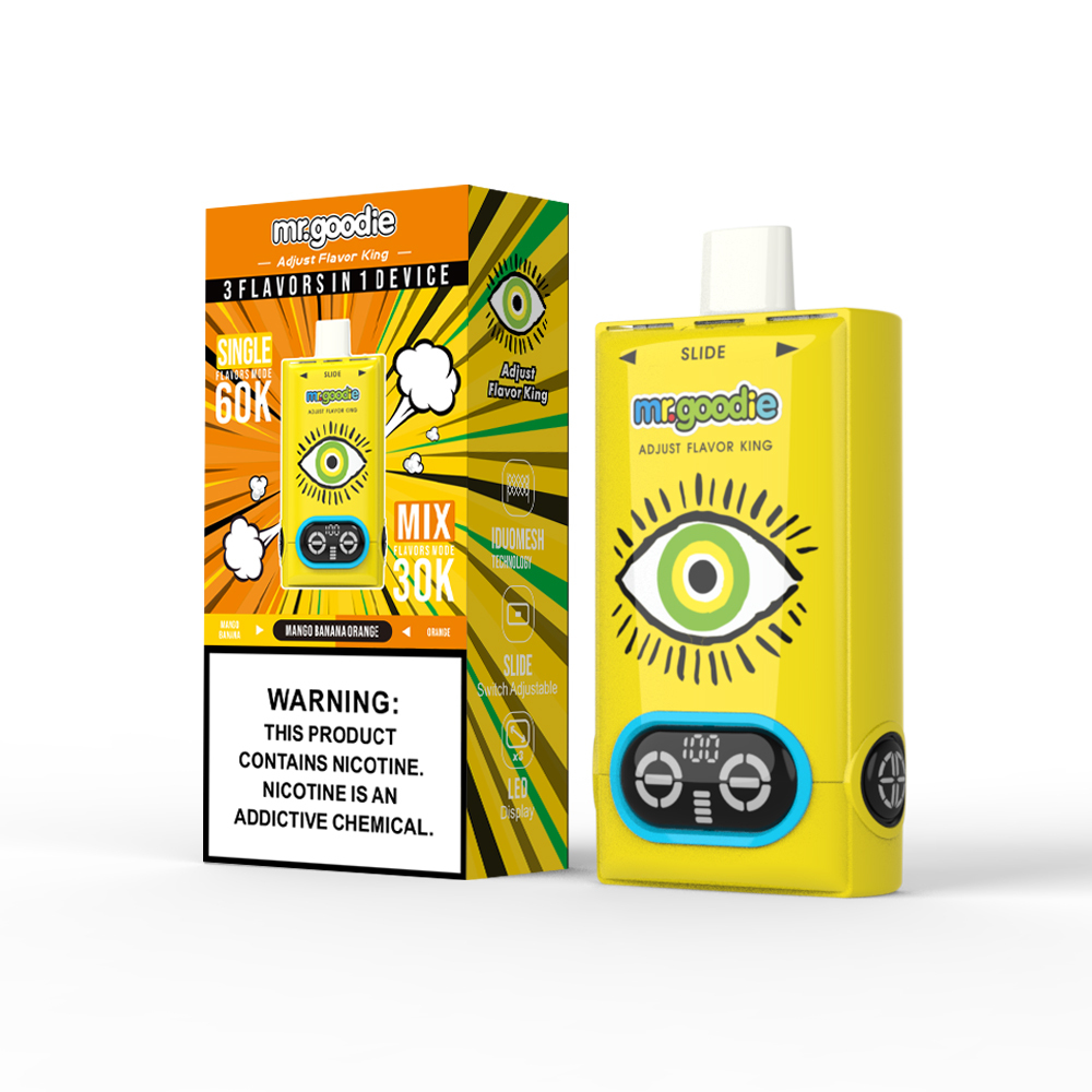 Mr. Goodie Adjust Flavor King 60000 Puffs Bood Low MOQ Wholesaler I Vape 60K Puff 20K 15K Luxury Vape Poland Disposable Vape