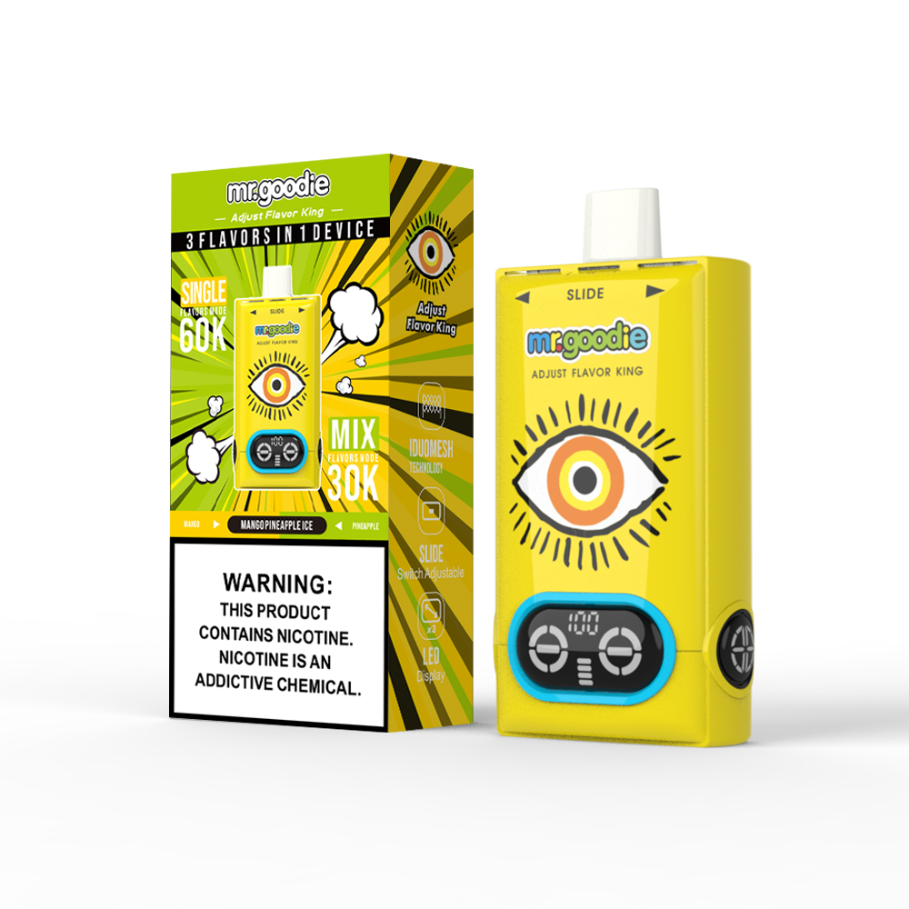 Mr. Goodie Adjust Flavor King 60000 Puffs Bood Low MOQ Wholesaler I Vape 60K Puff 20K 15K Luxury Vape Poland Disposable Vape