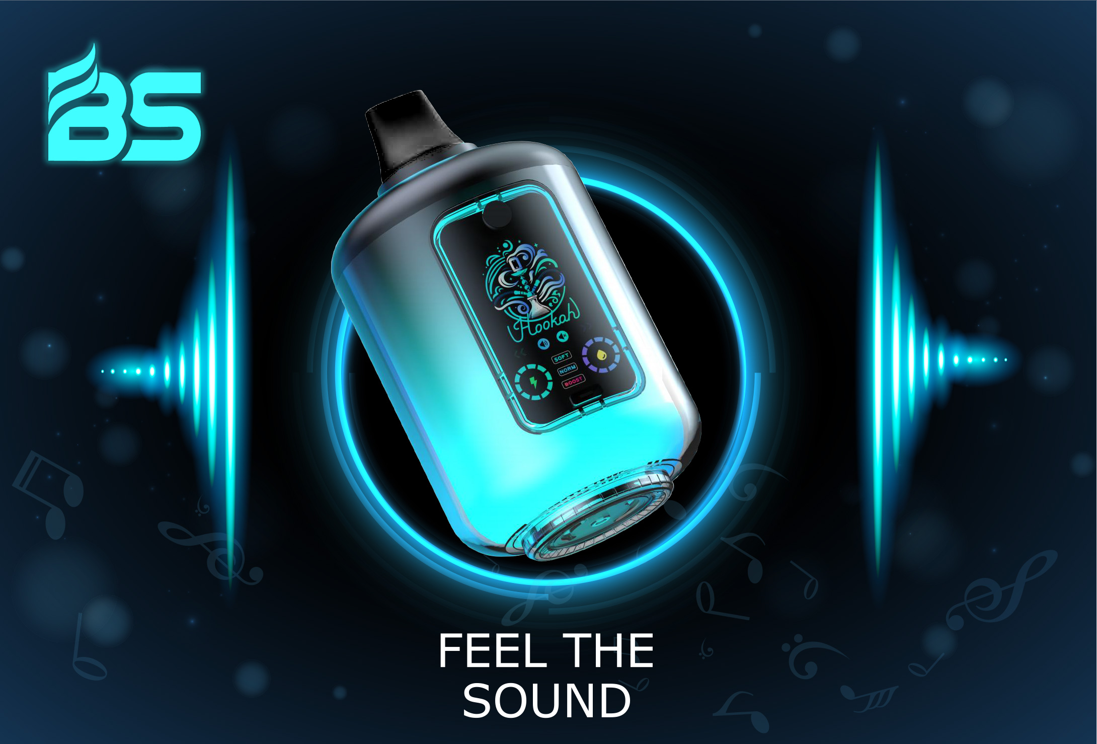 BS Breze Stiik 100000 Puffs Shisha Hookah 100000 Puffs Vape 100K Desktop Hookah Vapor Ecigarette Wape 12 Flavors 