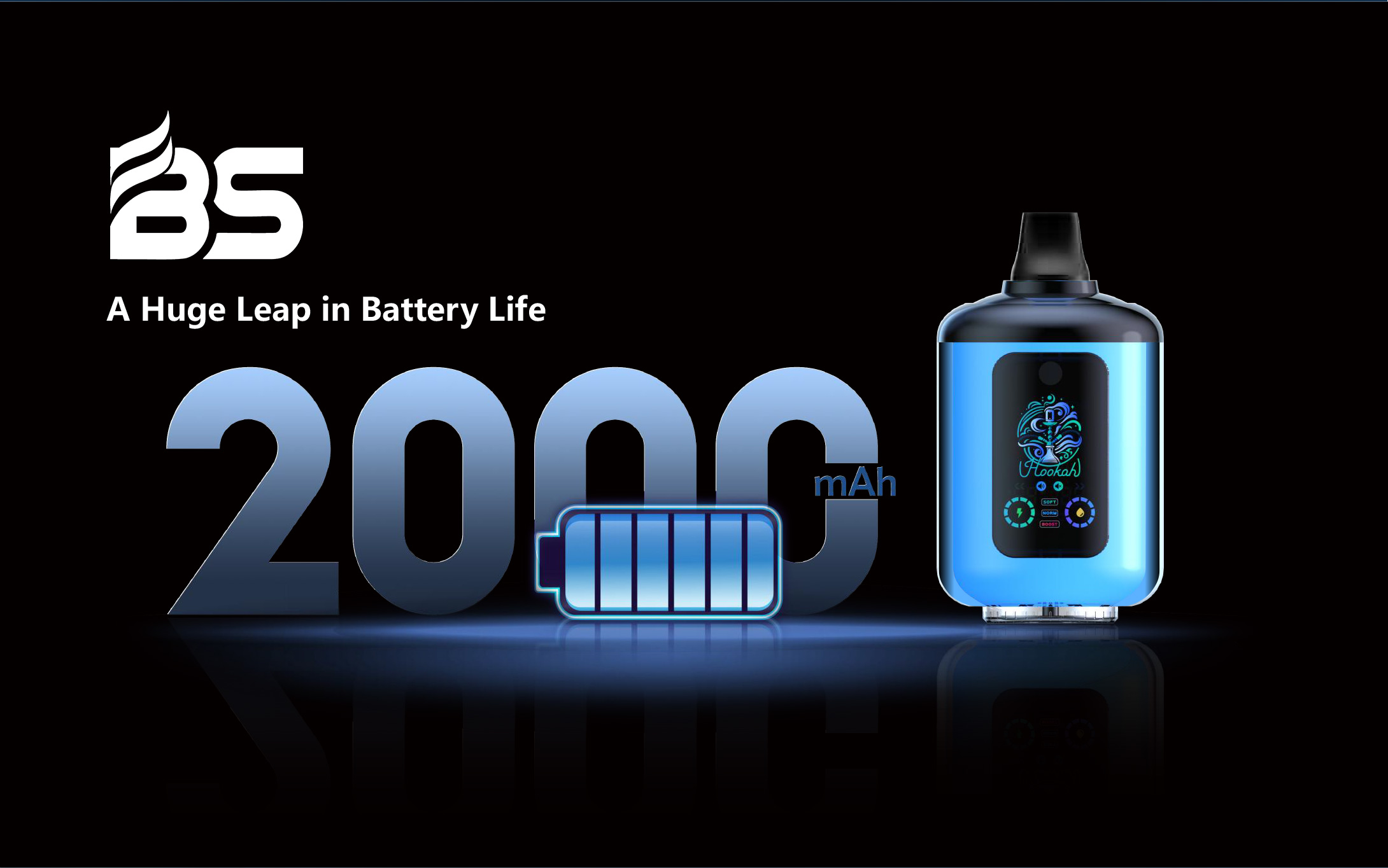 BS Breze Stiik 100000 Puffs Shisha Hookah 100000 Puffs Vape 100K Desktop Hookah Vapor Ecigarette Wape 12 Flavors 