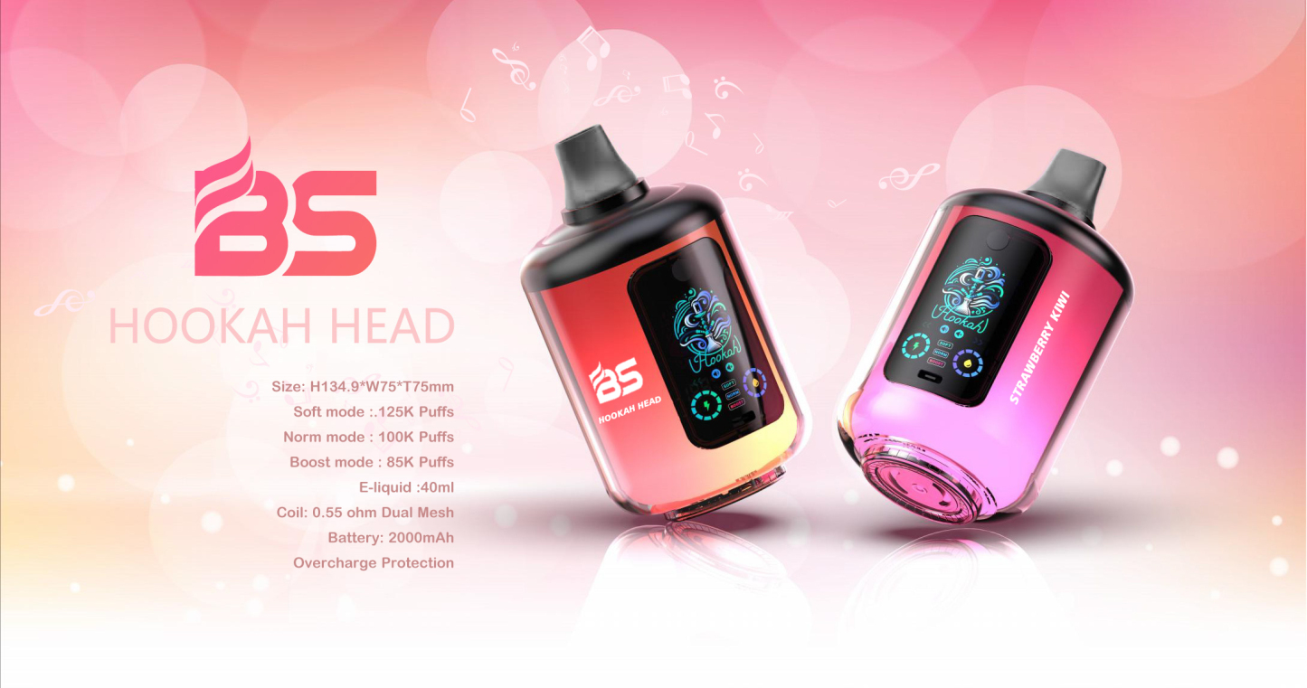 BS Breze Stiik 100000 Puffs Shisha Hookah 100000 Puffs Vape 100K Desktop Hookah Vapor Ecigarette Wape 12 Flavors 