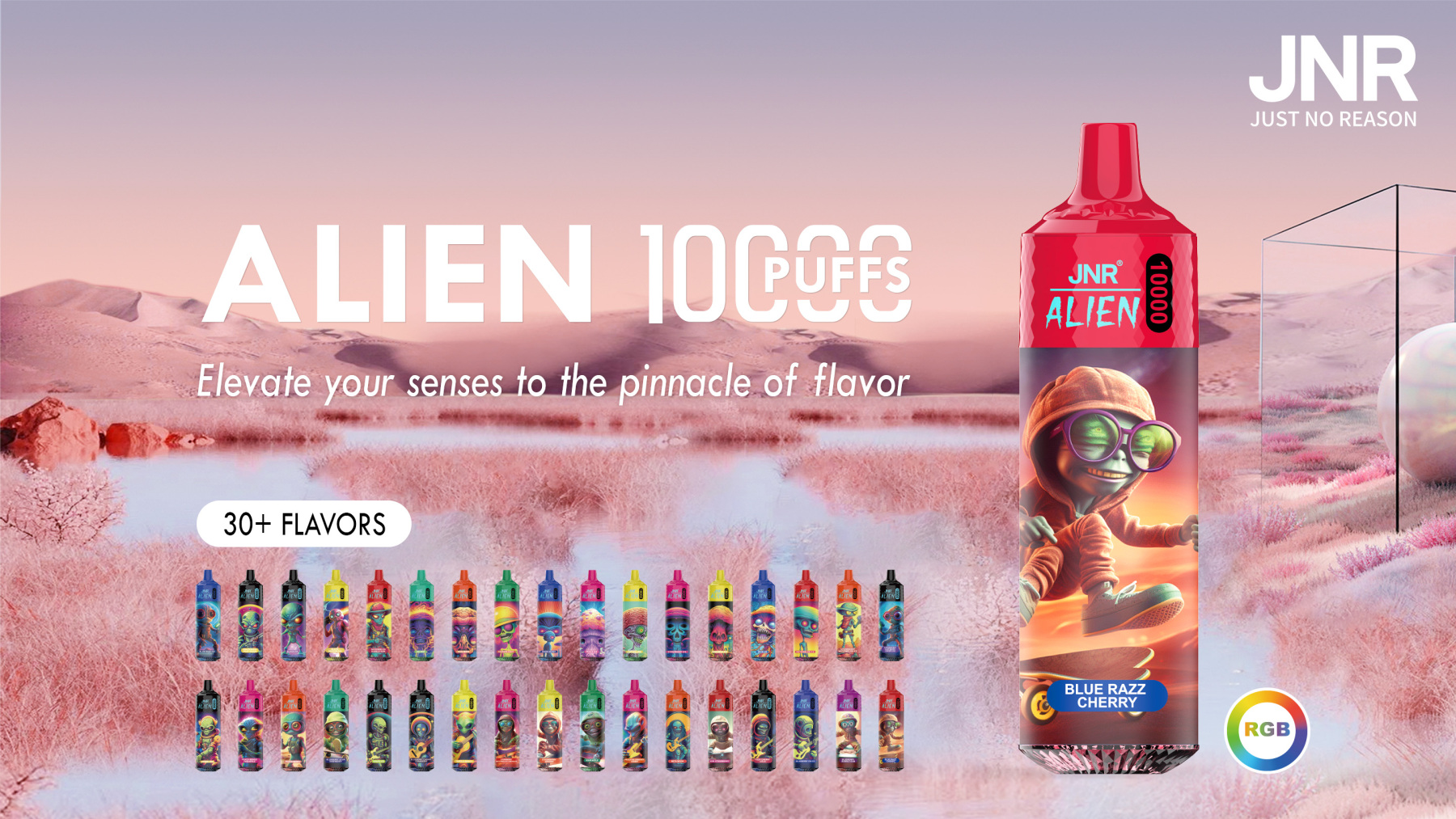  JNR Alien 10000 Puffs OEM Hot Sell Disposable Vape Puff Bar Randm 9000I Vape