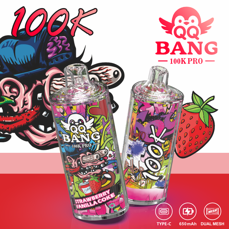 QQ Bang 100K Pro DisposableVape Pen Wholesale Vaper QQ Bang 100K 150K 200K Vapor 300K Disposable Electronic Cigarette Vapes