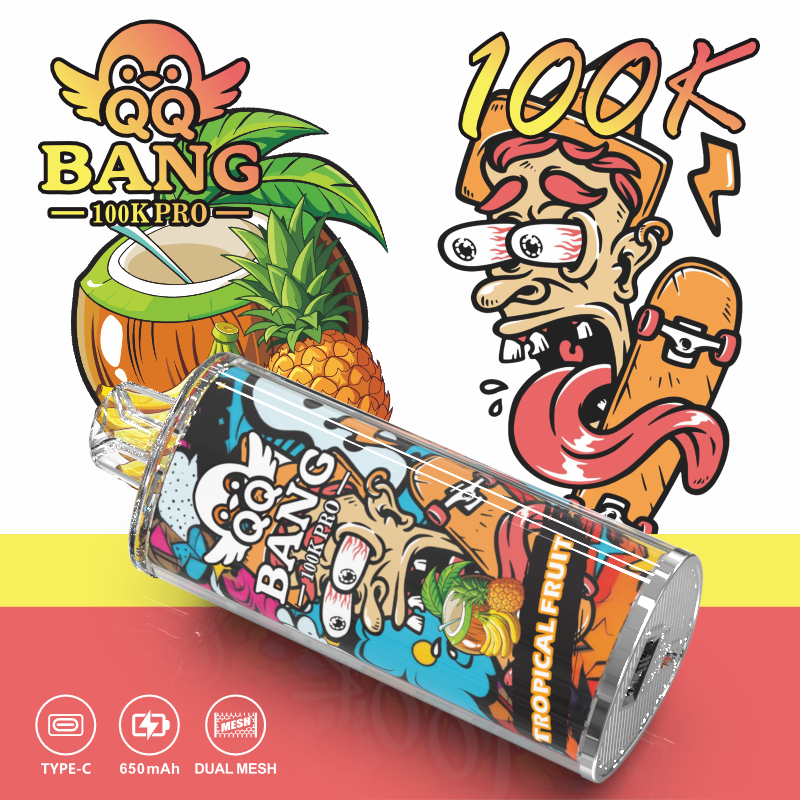 QQ Bang 100K Pro DisposableVape Pen Wholesale Vaper QQ Bang 100K 150K 200K Vapor 300K Disposable Electronic Cigarette Vapes