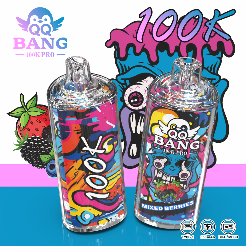 QQ Bang 100K Pro DisposableVape Pen Wholesale Vaper QQ Bang 100K 150K 200K Vapor 300K Disposable Electronic Cigarette Vapes