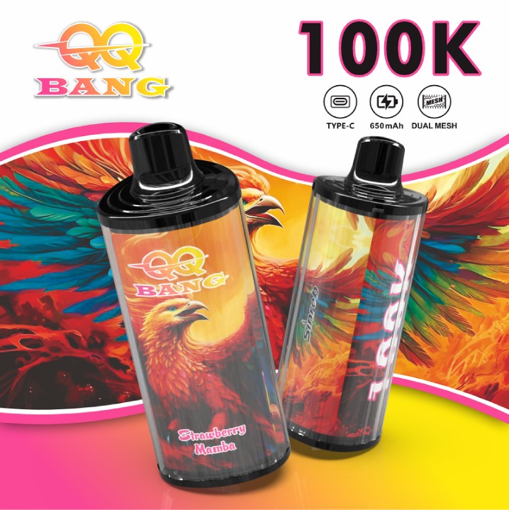 EU Hot Selling QQ Bang 100K Puffs Rechargeable Electronic Disposable Vape Smoking Cigarette Bang King Vaporizer Shisha 150K 200K 250K 300K