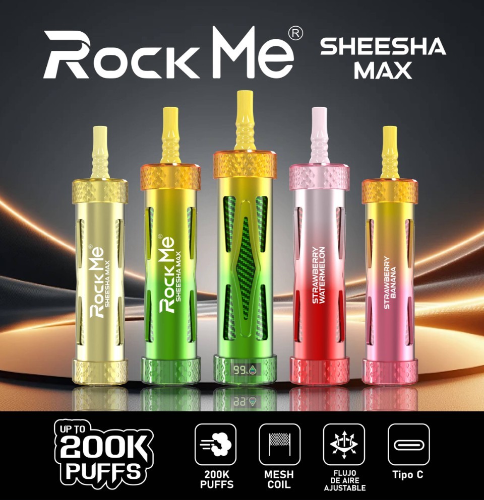 RockMe Shisha Max 200k Puffs Vape