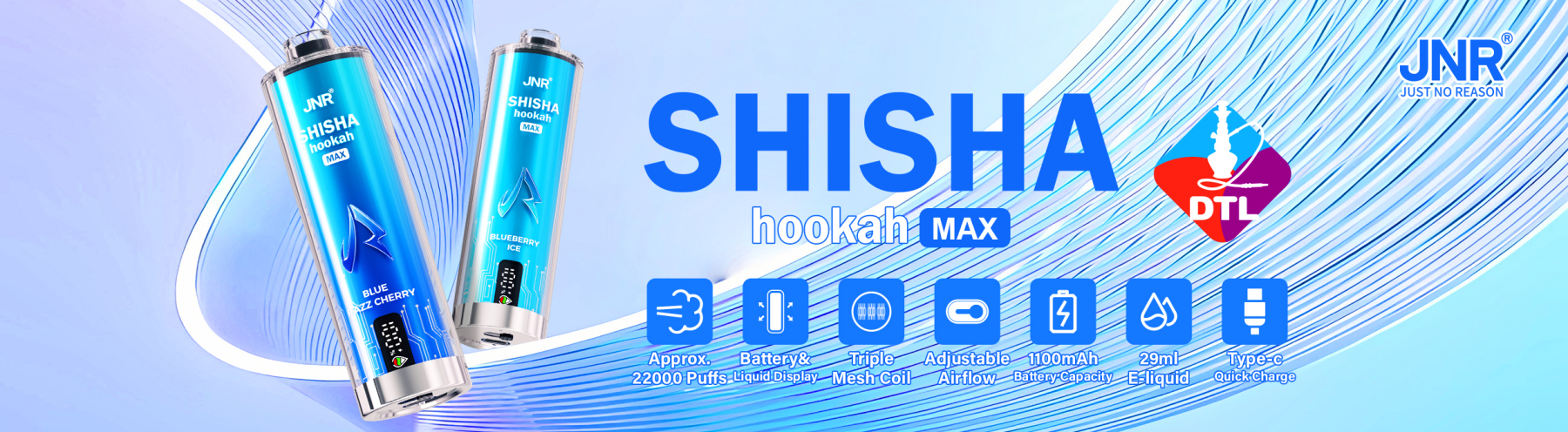 Jnr Shisha Max 22000puffs Private Brand Found Mary Legend PRO Digital Hubba Bubba Puff Disposable E-Cigarettes
