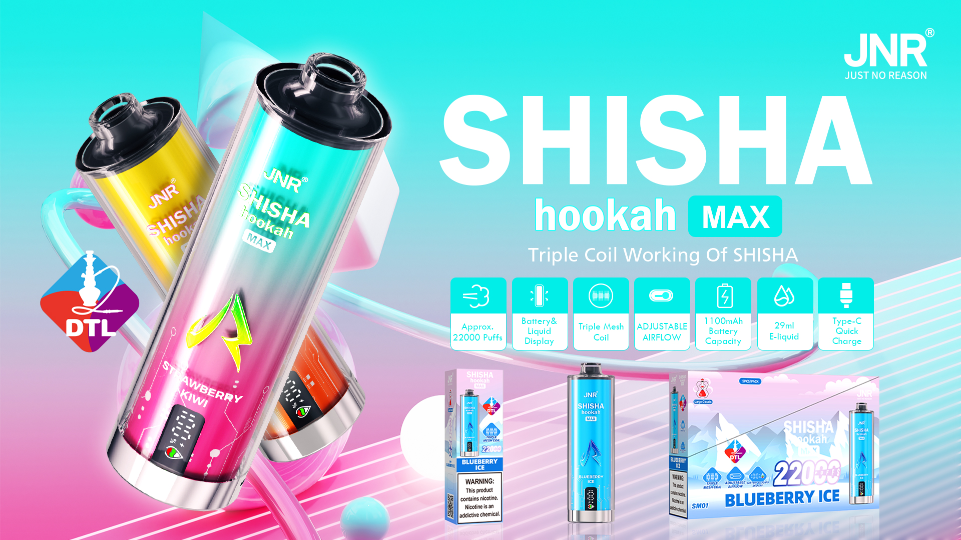 Jnr Shisha Max 22000puffs Private Brand Found Mary Legend PRO Digital Hubba Bubba Puff Disposable E-Cigarettes