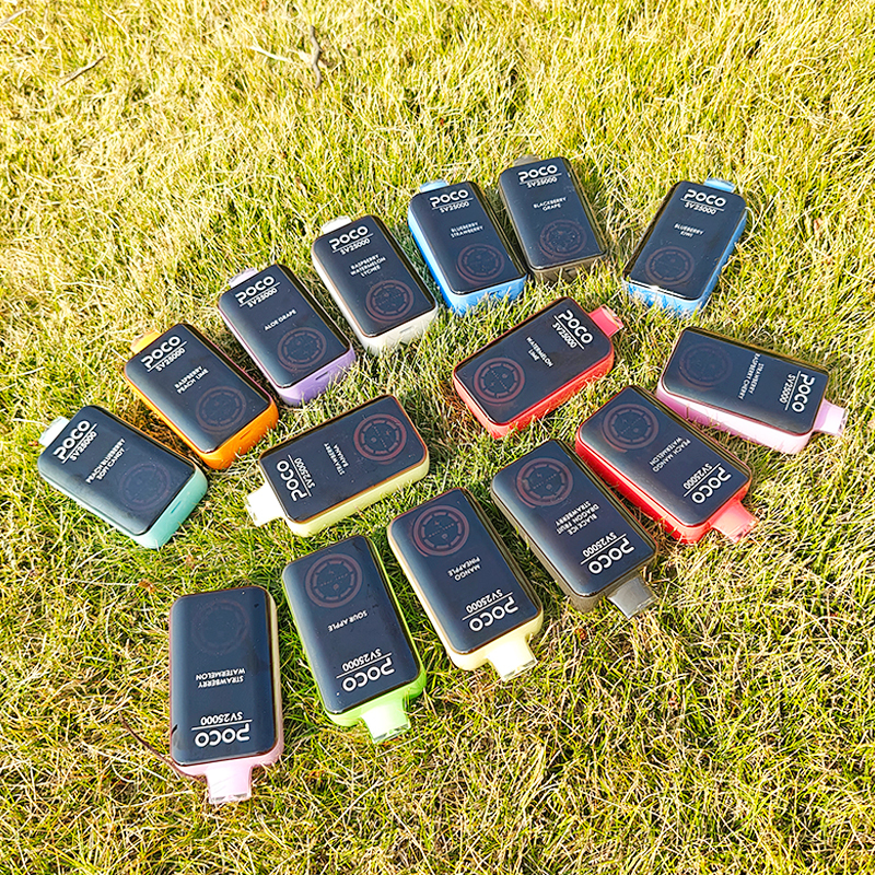 EU Warehouse Poco Sv 25000 25K Puffs Digital Screen Disposable Vape Wholesale E Cigarette