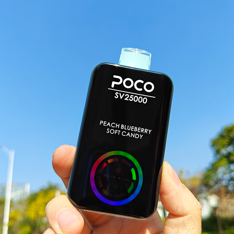 EU Warehouse Poco Sv 25000 25K Puffs Digital Screen Disposable Vape Wholesale E Cigarette