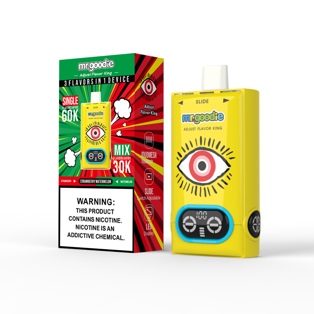 Mr. Goodie Adjust Flavor King 60000 Puffs Bood Low MOQ Wholesaler I Vape 60K Puff 20K 15K Luxury Vape Poland Disposable Vape