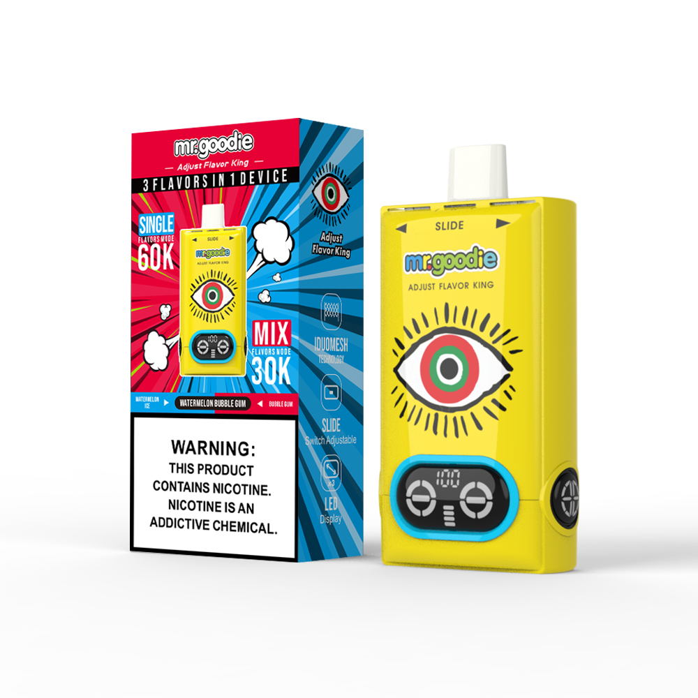 Mr. Goodie Adjust Flavor King 60000 Puffs Bood Low MOQ Wholesaler I Vape 60K Puff 20K 15K Luxury Vape Poland Disposable Vape