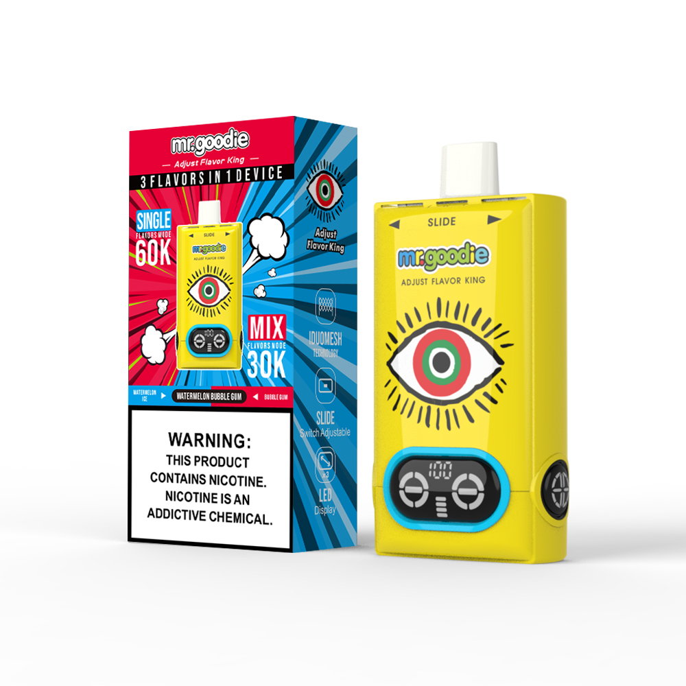 Mr. Goodie Adjust Flavor King 60000 Puffs Bood Low MOQ Wholesaler I Vape 60K Puff 20K 15K Luxury Vape Poland Disposable Vape