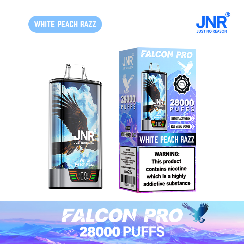 Jnr Falcon PRO 28000 Puffs 28K 16K 18K Bood EU Warehouse Peach Ice Mint Beach Haiti 200000 2000 Mega-Shisha-Hookah Puff Jnr Cigar Vape
