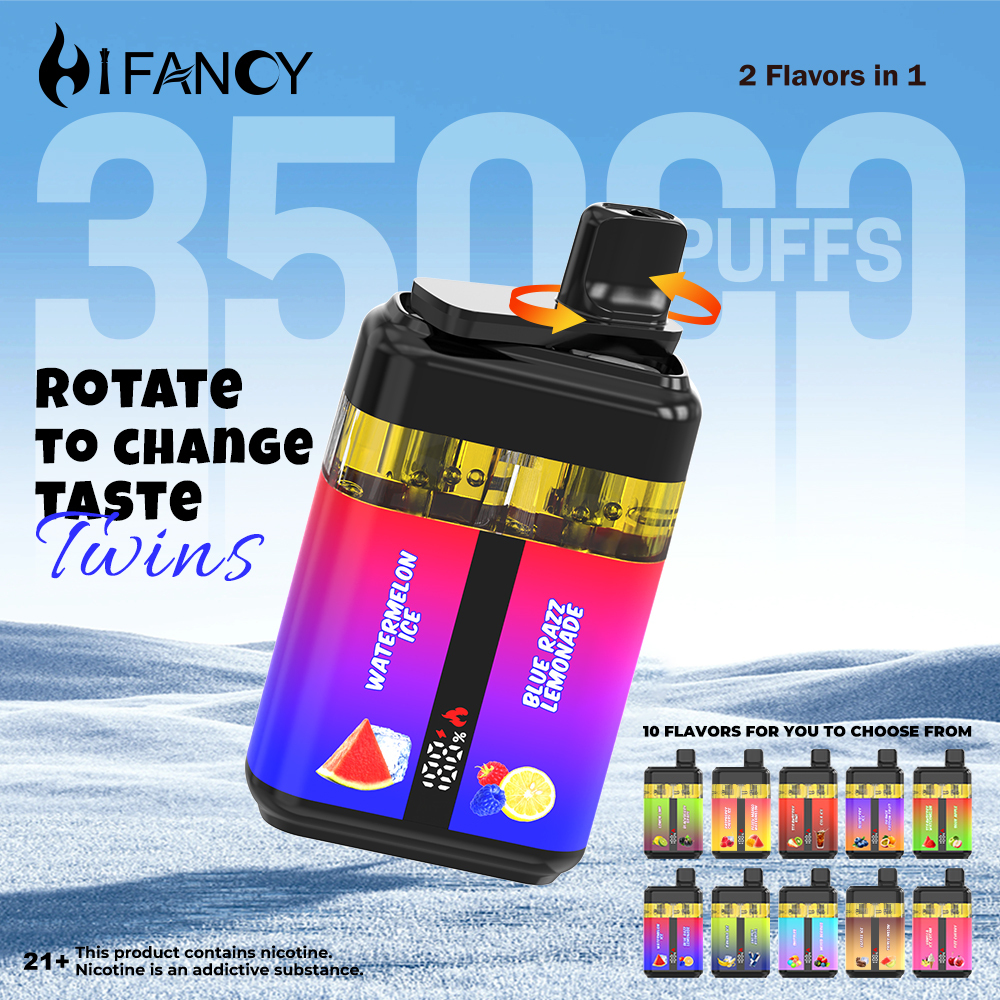 Electric Hookah Price Pocket E Hookah Puff Box Hifancy Vape Pod Wholesale Market 35000 Puff Disposable Vape Wape with Double Flavor