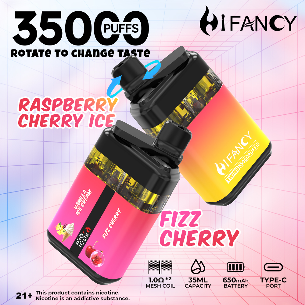 Electric Hookah Price Pocket E Hookah Puff Box Hifancy Vape Pod Wholesale Market 35000 Puff Disposable Vape Wape with Double Flavor