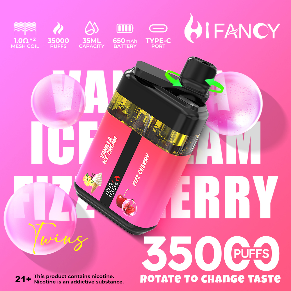 Electric Hookah Price Pocket E Hookah Puff Box Hifancy Vape Pod Wholesale Market 35000 Puff Disposable Vape Wape with Double Flavor