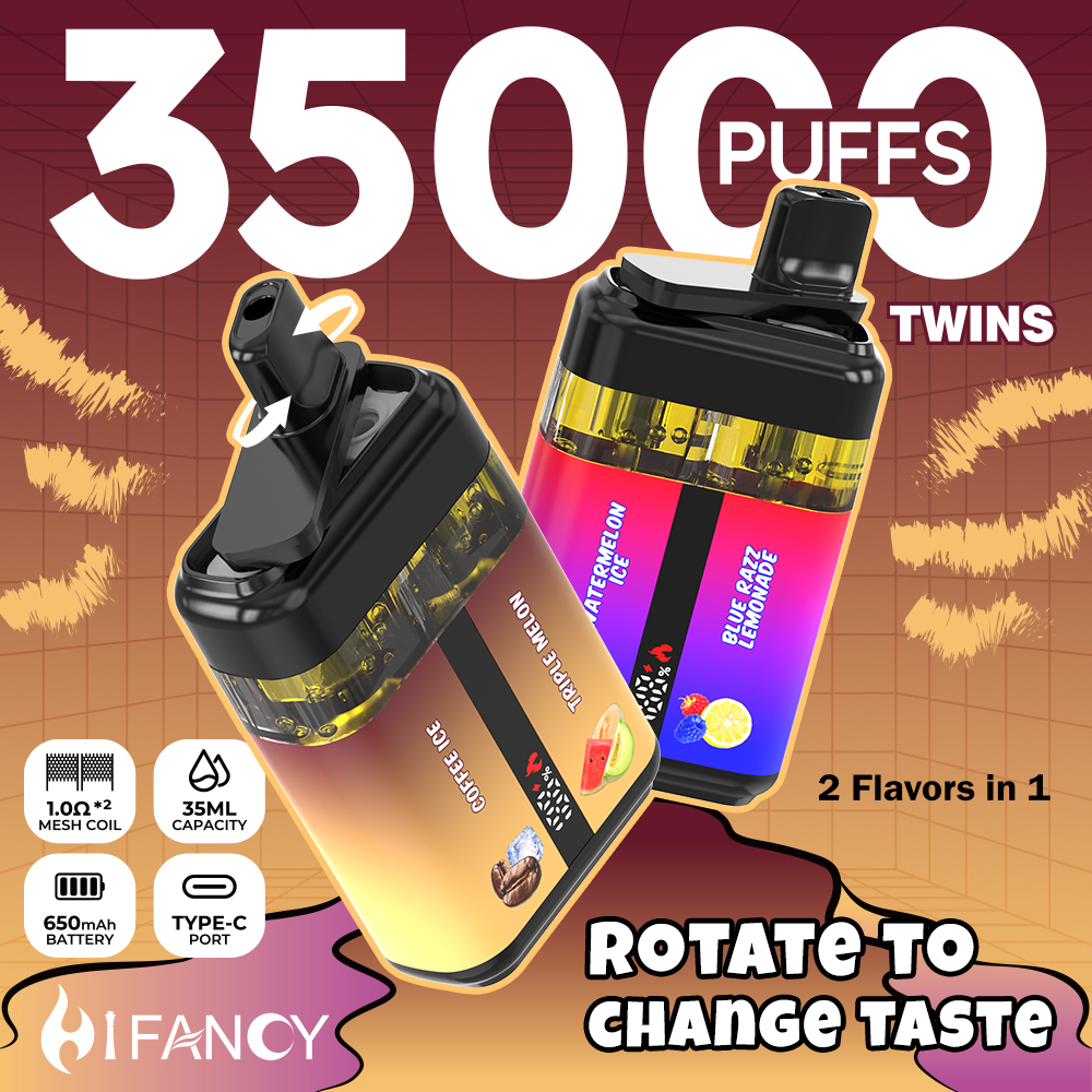 Electric Hookah Price Pocket E Hookah Puff Box Hifancy Vape Pod Wholesale Market 35000 Puff Disposable Vape Wape with Double Flavor