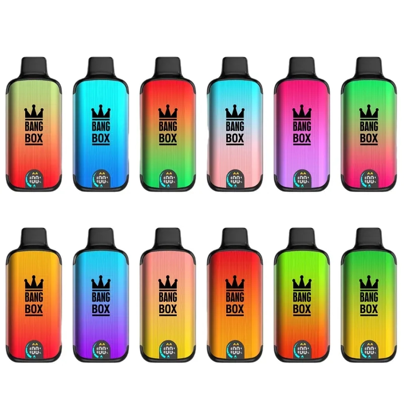 Original Bang box 18000 puffs disposable E cigarettes 26ml pre-filled vapor pods 850mAh rechargeable battery 20k puffs vape juice devices Dual Mesh Vaporizers-Ecloudvaping