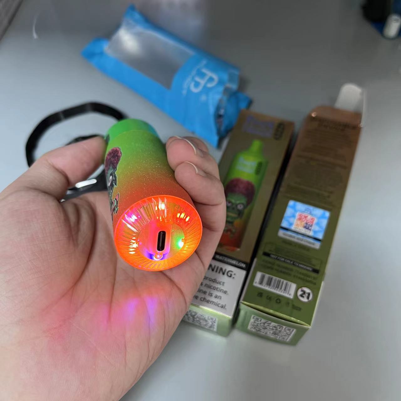 Fumot Randm Tornado 9000 Puffs E Cigarette Rechargeable Disposable Vape