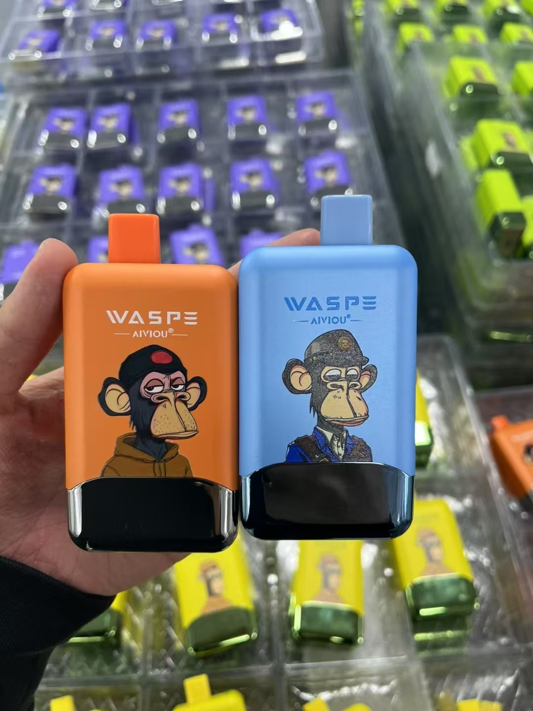 Waspe 40000 Puffs 2 in 1 Vaper Puff Bar Wholesale Disposable Vape Pen E Cigarette  40K Dual Flavors Twins Vapes  Ecigs