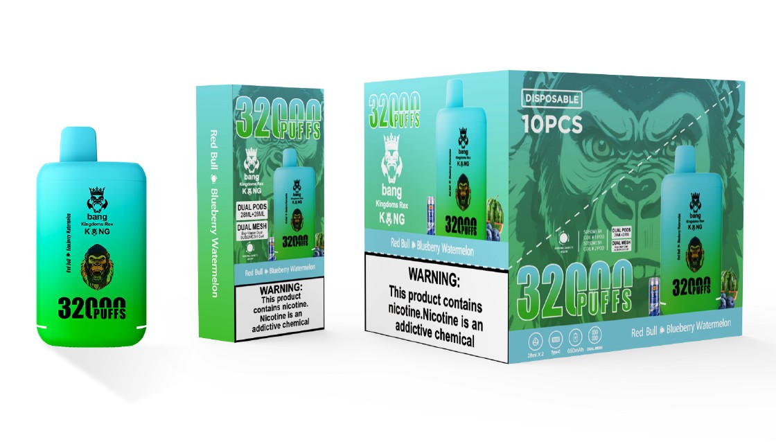 Bang King 32000 Puff Dual Pods Dual Mesh Double Flavors Pods Disposable empty mini Electronic Cigarette 