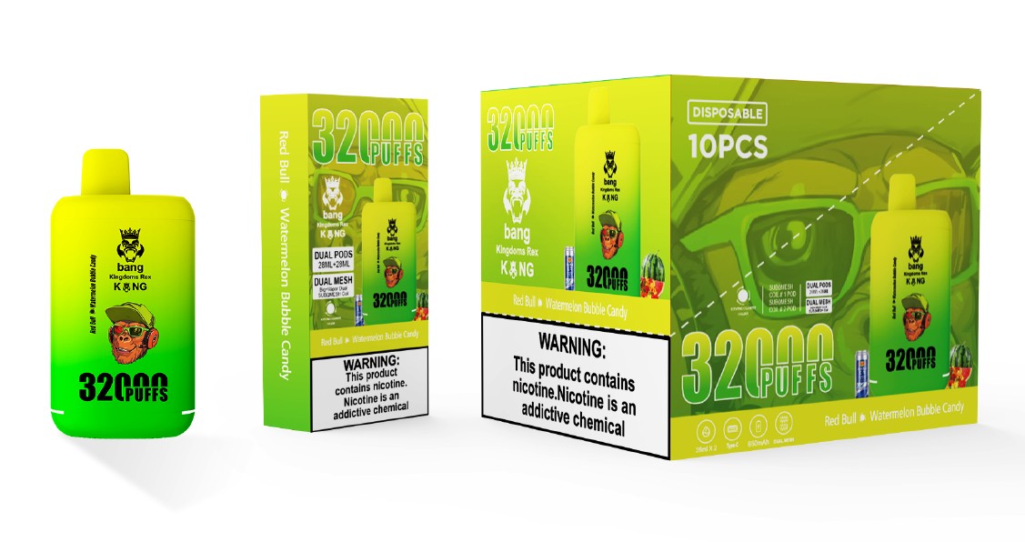 Bang King 32000 Puff Dual Pods Dual Mesh Double Flavors Pods Disposable empty mini Electronic Cigarette 