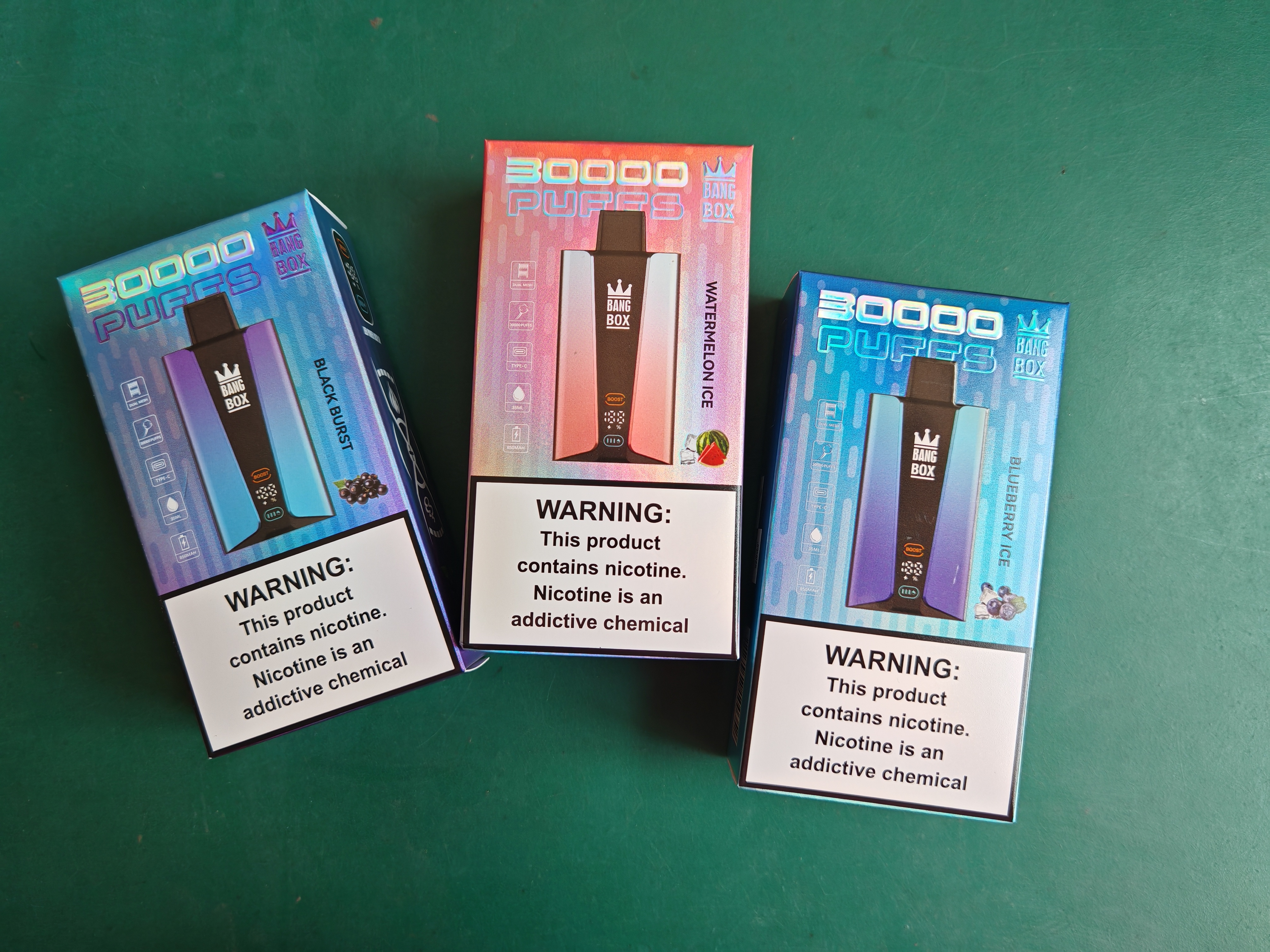 Bang Box 30000 Puffs Disposable Crystal Vape 30K Shisha Flavor Hookah