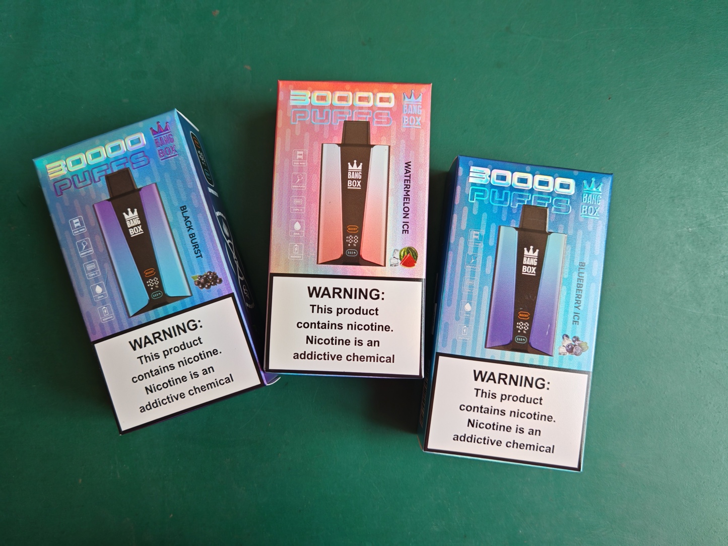 Bang Box 30000 Puffs Disposable Crystal Vape 30K Shisha Flavor Hookah