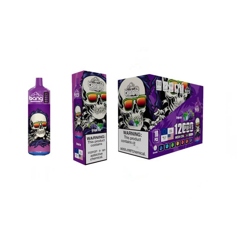Genuine Bang box 12K puff 12000 Disposable Vape Pen E Cigarette 650mah Rechargeable Battery 23ml Pod mesh dispose of puff Vape -Ecloudvaping