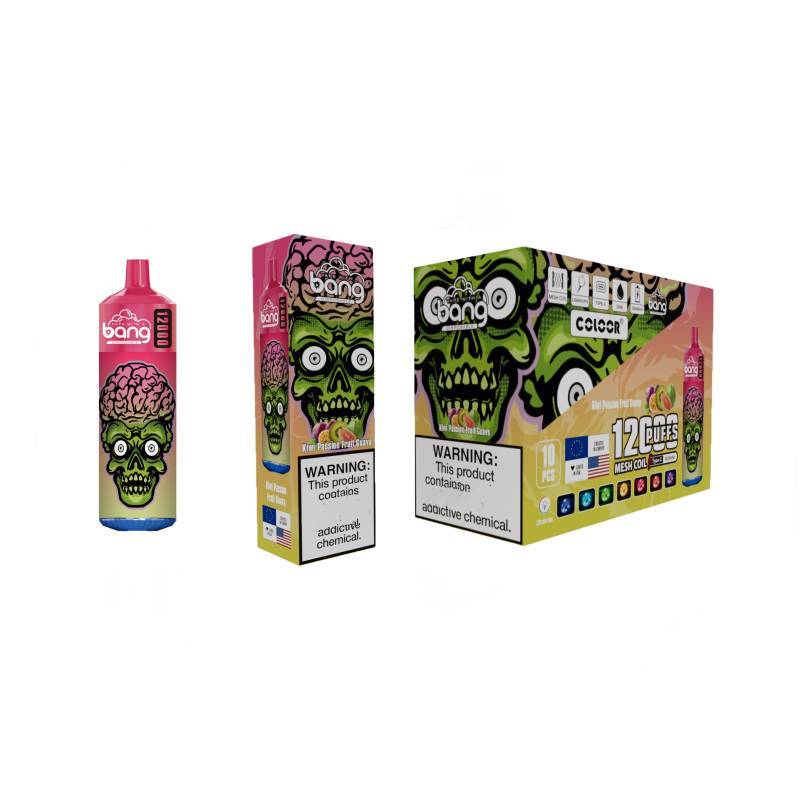 Genuine Bang box 12K puff 12000 Disposable Vape Pen E Cigarette 650mah Rechargeable Battery 23ml Pod mesh dispose of puff Vape -Ecloudvaping
