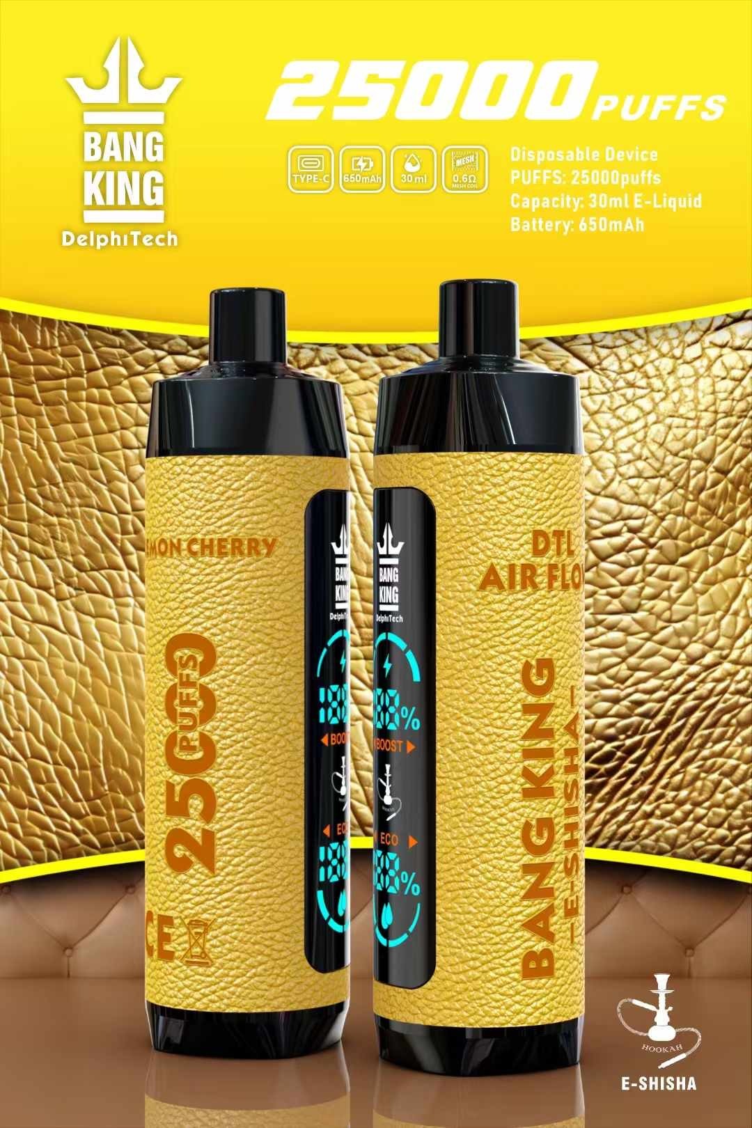 Original Band King 25000 Puffs Disposable Vape 25K Vape Shisha Pen Disposable Electronic Cigarette