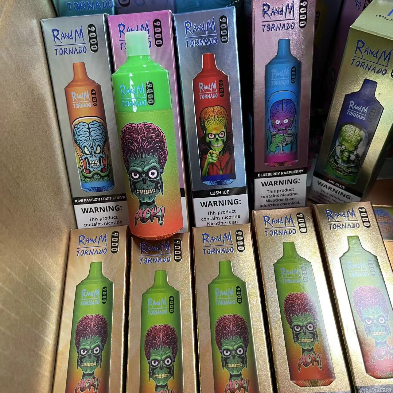 Fumot Randm Tornado 9000 Puffs E Cigarette Rechargeable Disposable Vape