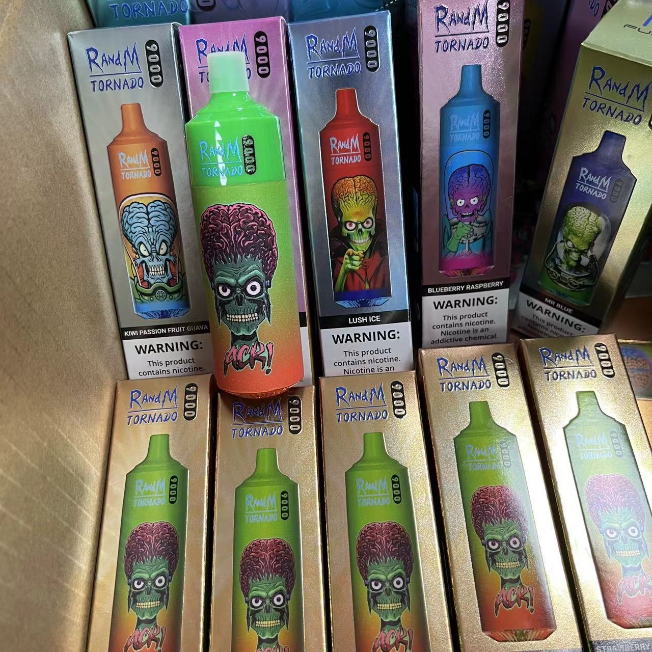 Fumot Randm Tornado 9000 Puffs E Cigarette Rechargeable Disposable Vape