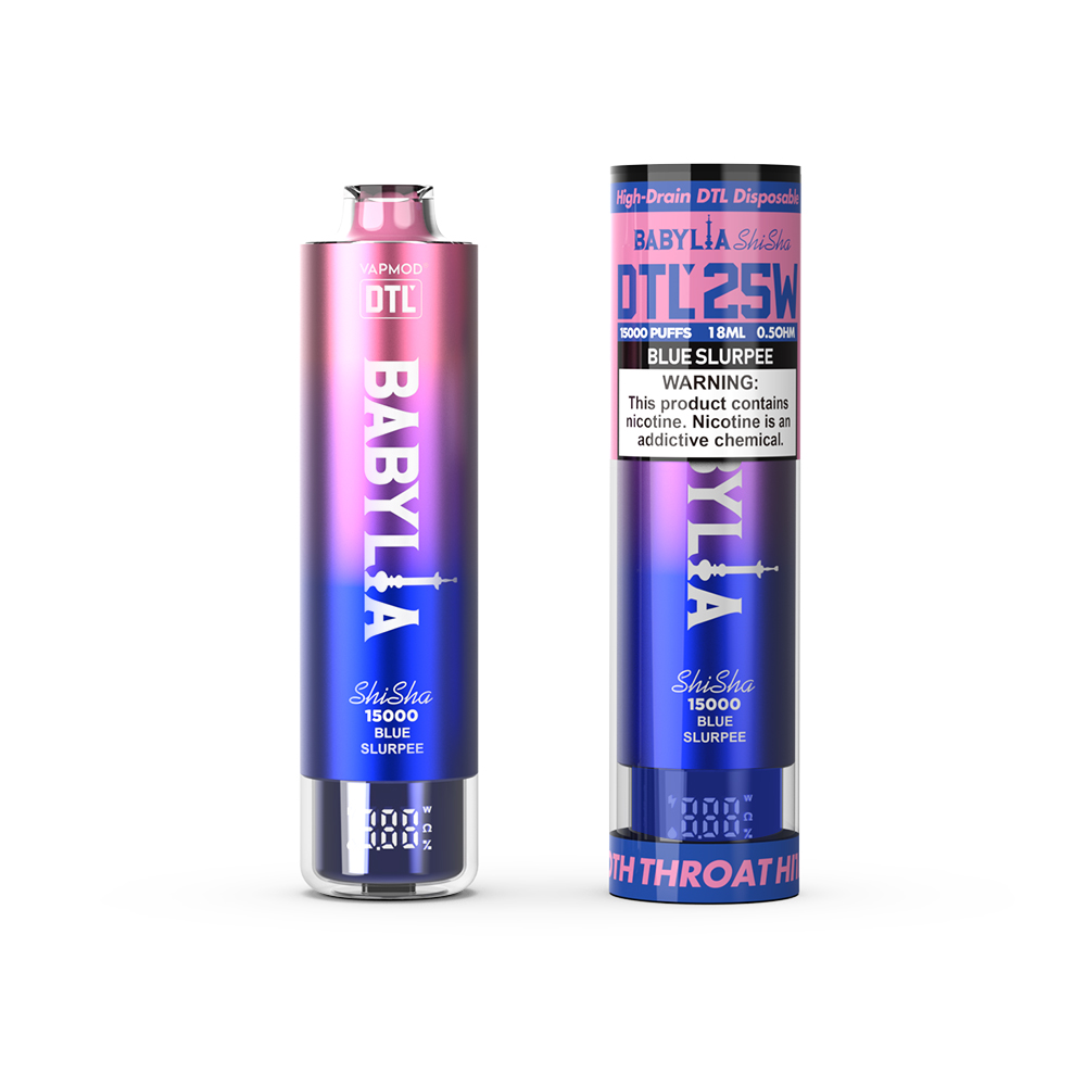 Original Vapmod Babylia Shisha 15000 Puffs Vape 18ml Eliquid Disposable Vaper Pen Device