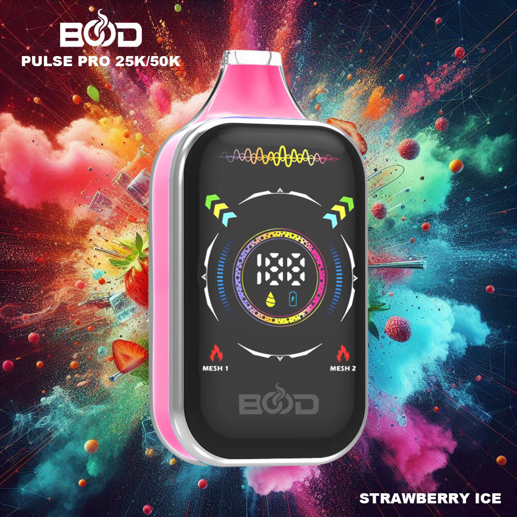 Bood Pulse PRO50000 Puffs 25K/50K Disposable Electronic Cigarette LED Display 10flavor Factory Sel