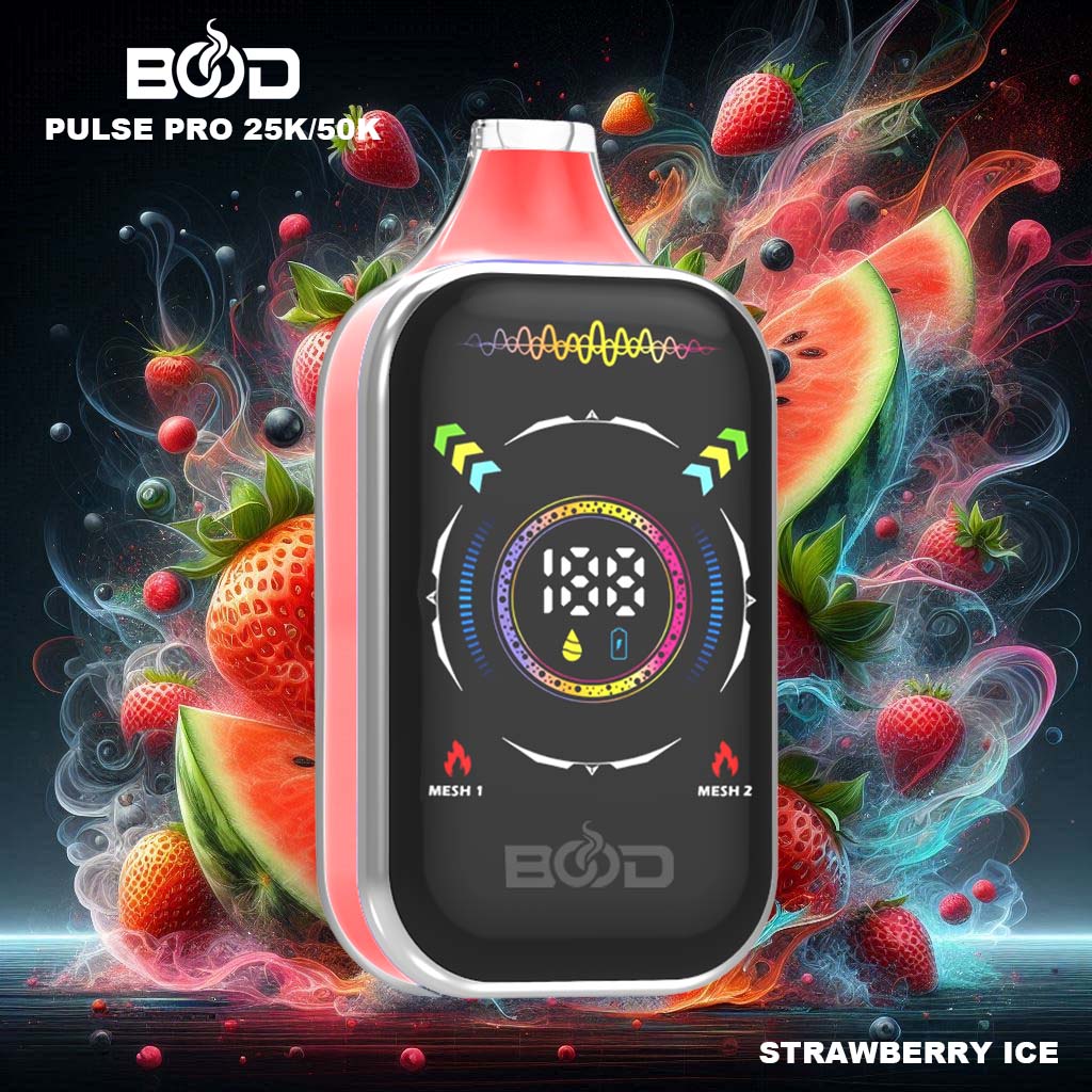 Bood Pulse PRO50000 Puffs 25K/50K Disposable Electronic Cigarette LED Display 10flavor Factory Sel