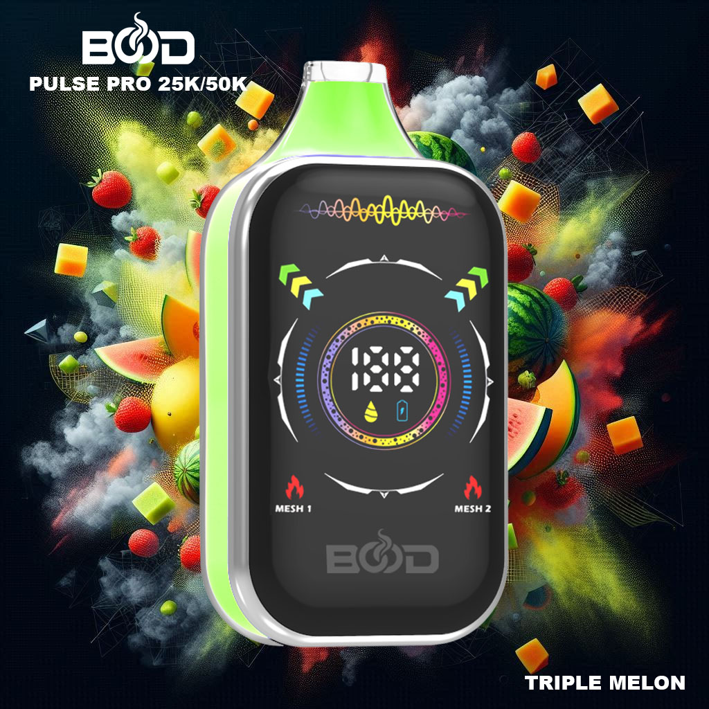 Bood Pulse PRO50000 Puffs 25K/50K Disposable Electronic Cigarette LED Display 10flavor Factory Sel