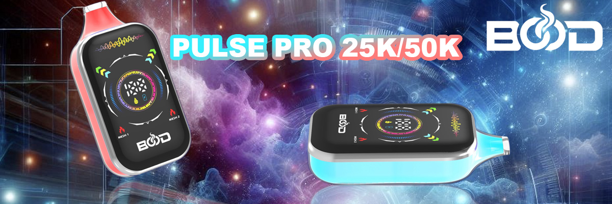 Bood Pulse PRO50000 Puffs 25K/50K Disposable Electronic Cigarette LED Display 10flavor Factory Sel