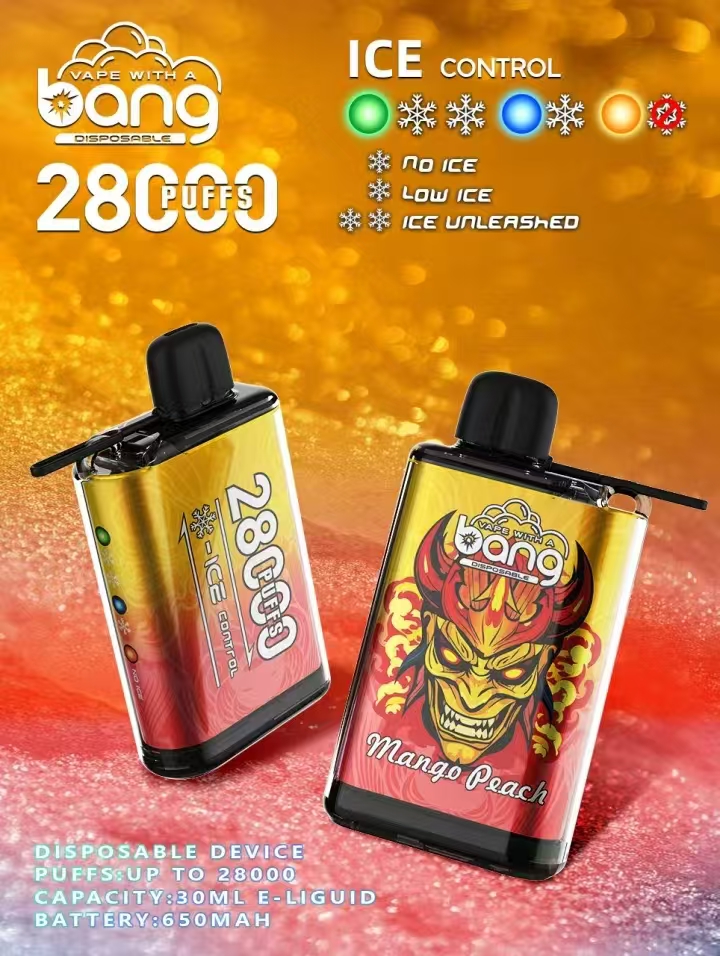 Original Bang King 28000 Puffs Disposable Vape Device E-Cigarette Ice Control Wholesale Supplier Distributor 650mAh Battery