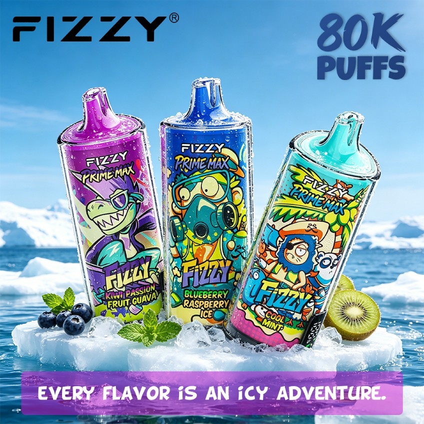 EU warehouse Fizzy Prime Max 80K puffs Disposable Vape Pen Wholesale E-Cigarette