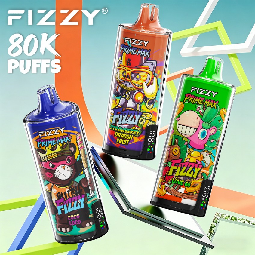 EU warehouse Fizzy Prime Max 80K puffs Disposable Vape Pen Wholesale E-Cigarette