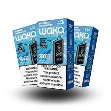 100% Original Waka Blast 45000 Puffs 5% Nicotine Ice + Nic Control 45K Display Full Screen Disposable Vapes Factory Price 10000PCS in Stock Now!