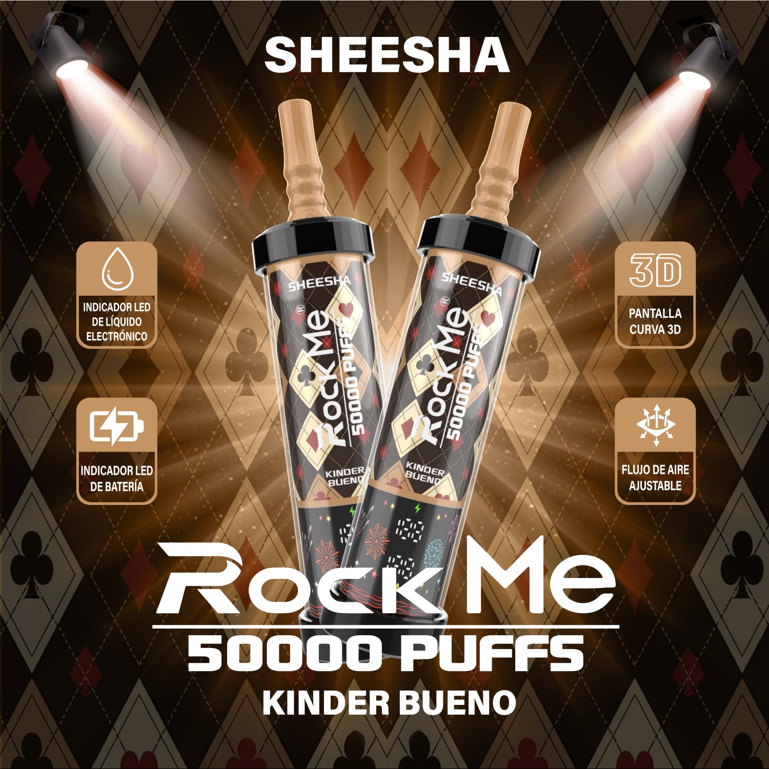 Rockme Sheesha 50000 Puffs