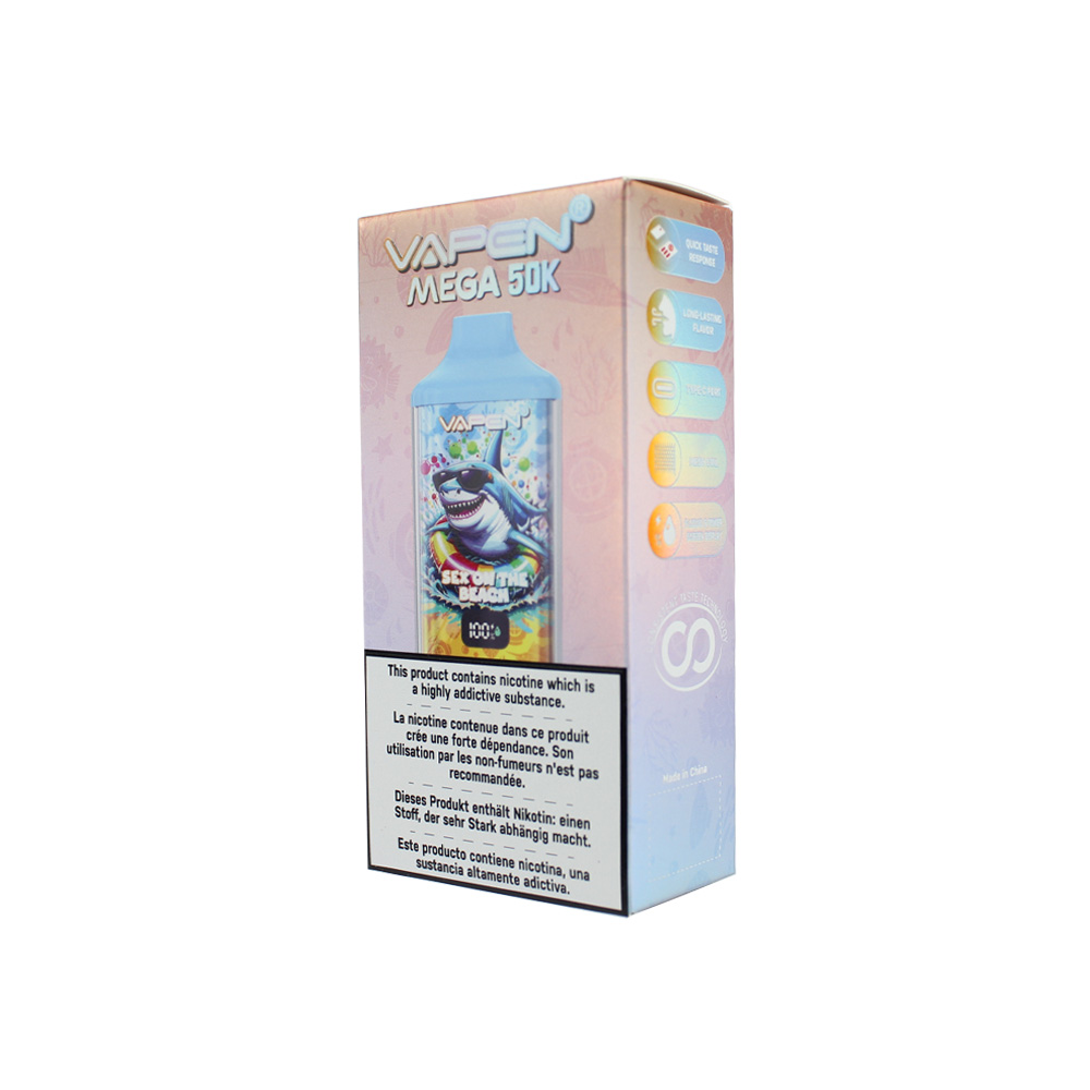 Original Vapen Mega 50000 Puffs EU Warehouse Electronic Cigarette Vaper Wholesale 50K 40K Puff Bar Rechargeable Disposable E Vape