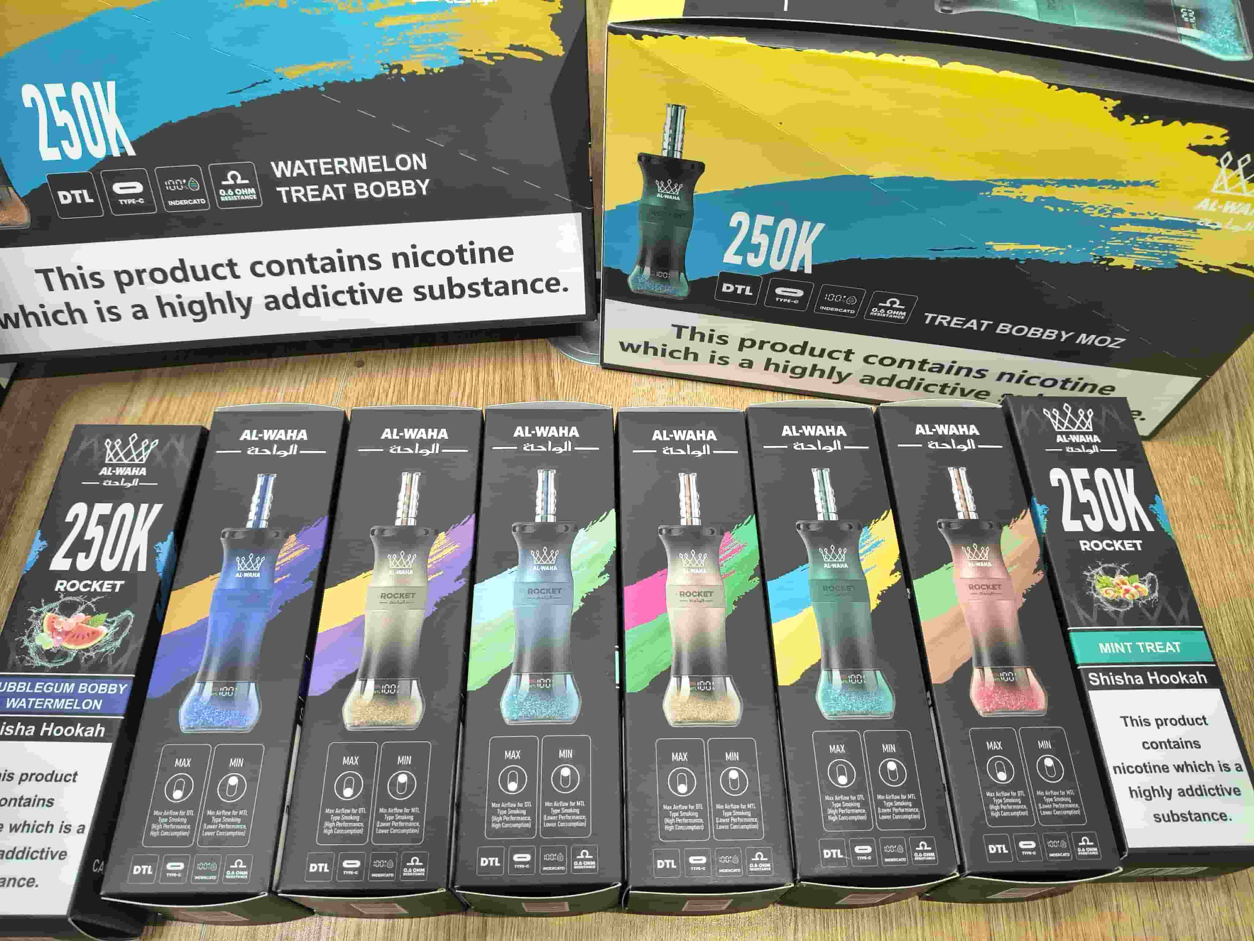 AL WAHA Shisha 250K Puffs Vape